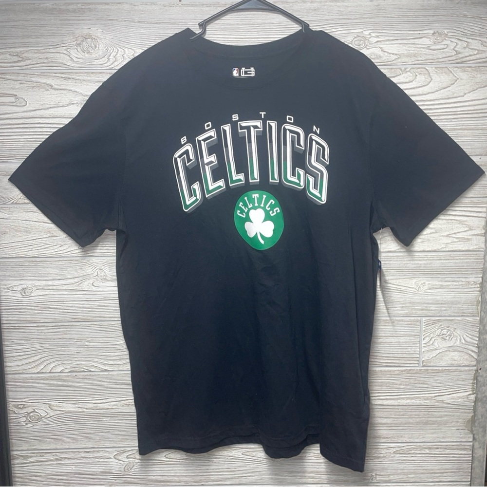 Ultra Game NBA Boston Celtics Basketball Black Short Sleeve T-Shirt - 2XL NWT